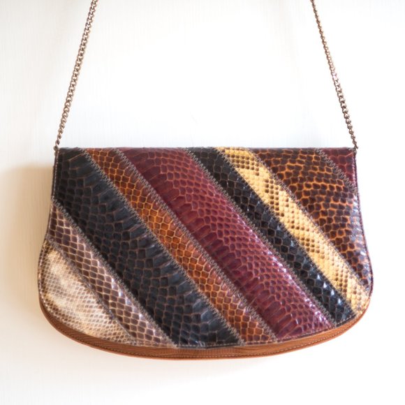 Vintage Snakeskin Purse - Picture 1 of 5